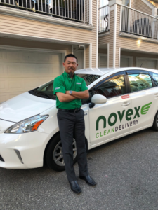 Novex Delivery Driver with Car