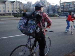 Novex Delivery Man on Bike