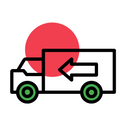 Delivery and Pick up truck icon